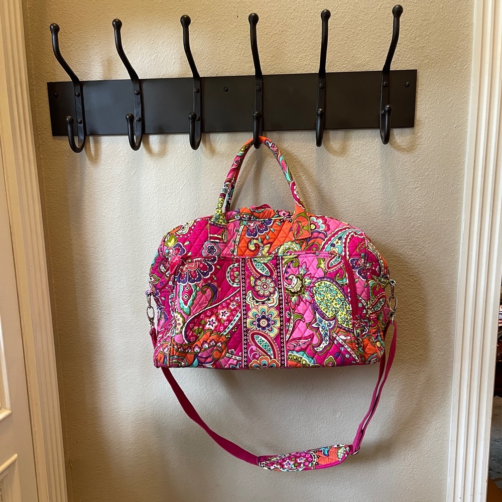 Vera Bradley duffel bag.